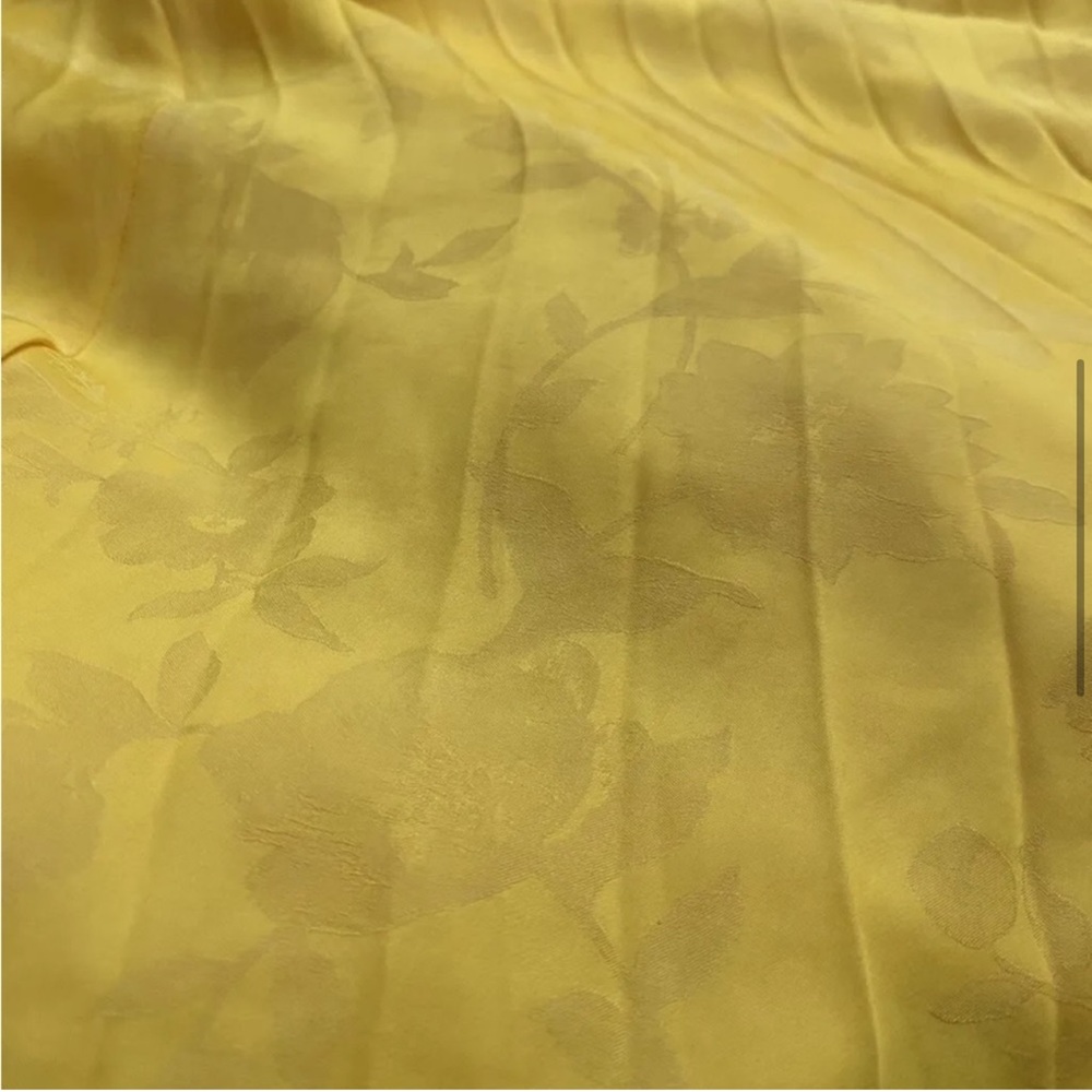 Banana Republic Bright Yellow One Shoulder Pleated Dress - Picture 13 of 13